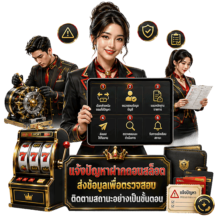 แจ้งปัญหาฝากถอนสล็อตเมื่อเกิดข้อผิดพลาด