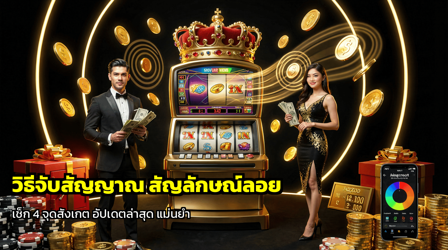 วิธีจับสัญญาณ สัญลักษณ์ลอย